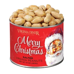 10oz Merry Christmas Salted Virginia Peanuts