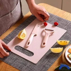 3 Pcs Knife/ Peeler & Chopping Board Set