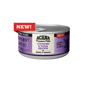 ACANA Premium Pate Chicken & Tuna Recipe Canned Kitten Food