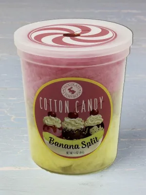 Banana Split Cotton Candy