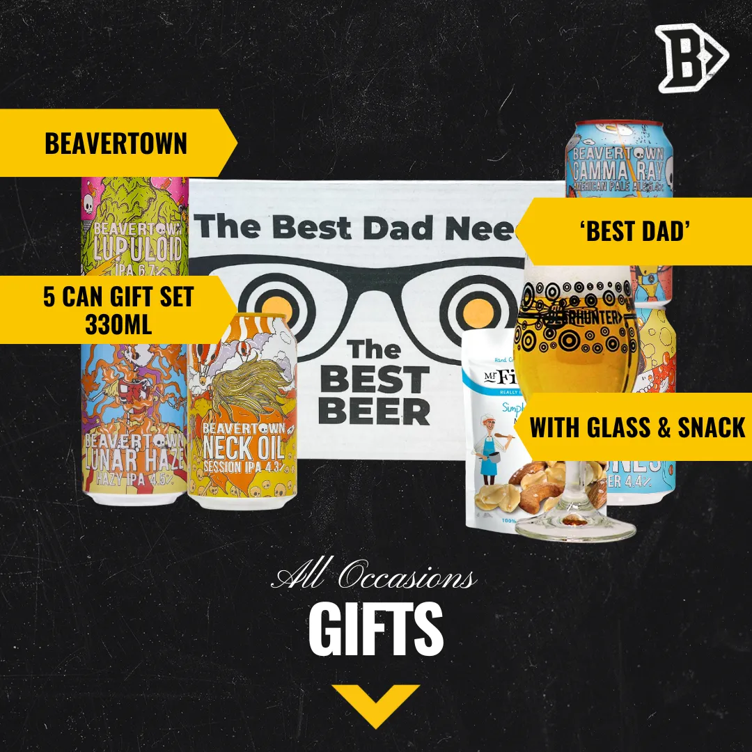 Beavertown Craft Beer 'Best Dad' Gift Pack (5 x 330ml Cans)