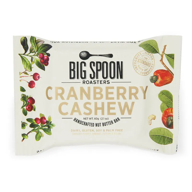 BIG SPOON ROASTERS - CRANBERRY CASHEW SNACK BAR