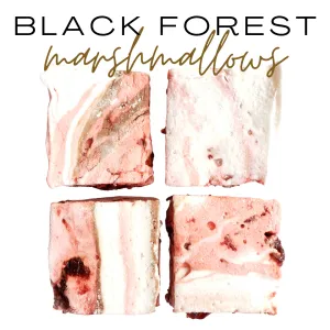 Decadent Black Forest Flavored Marshmallows