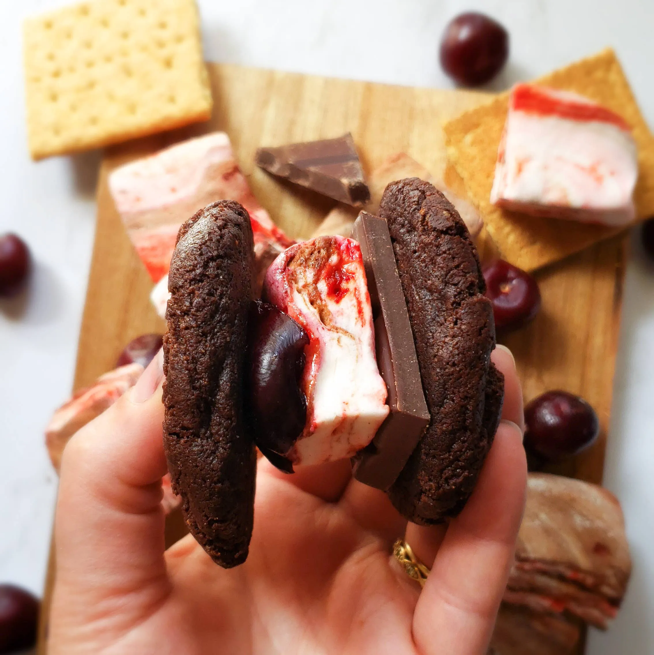 Decadent Black Forest Flavored Marshmallows