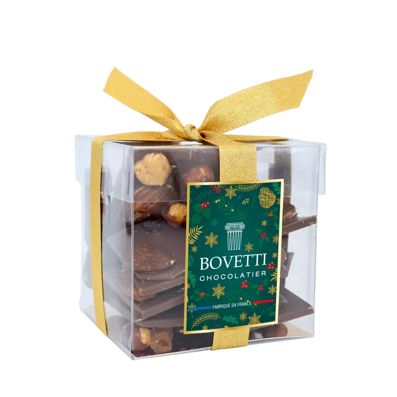 Bovetti Milk chocolate mendiants w/ nuts & dried fruit- 200g (7 oz)