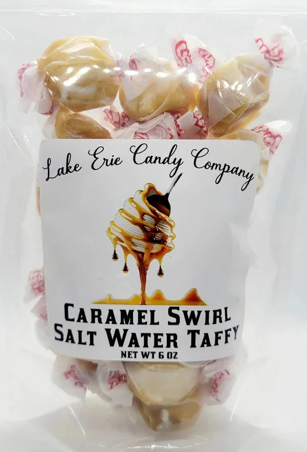 Caramel Swirl Salt Water Taffy 6 oz