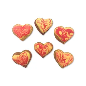 Chiefs Heart Dog Cookies