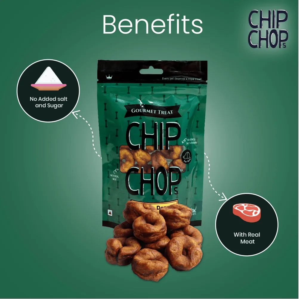 Chip Chops Chicken Donut Gourmet Dog Treats (Limited Shelf Life)