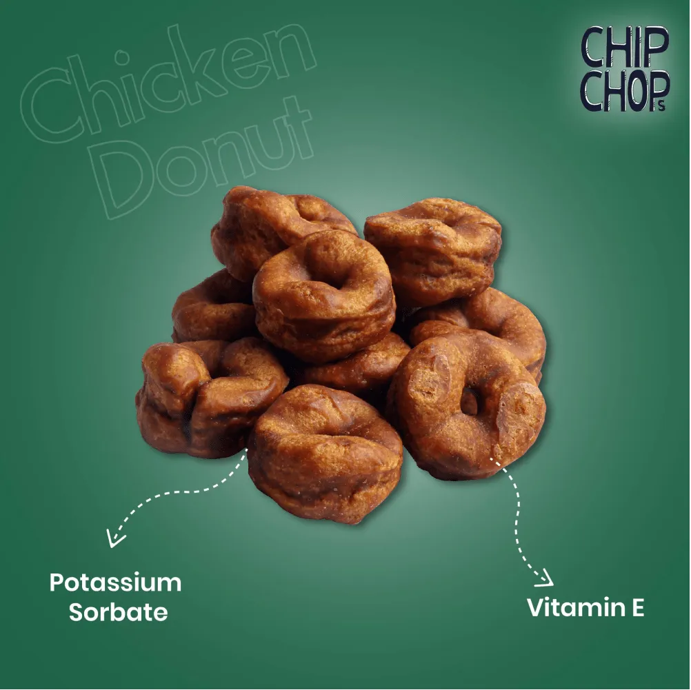 Chip Chops Chicken Donut Gourmet Dog Treats (Limited Shelf Life)