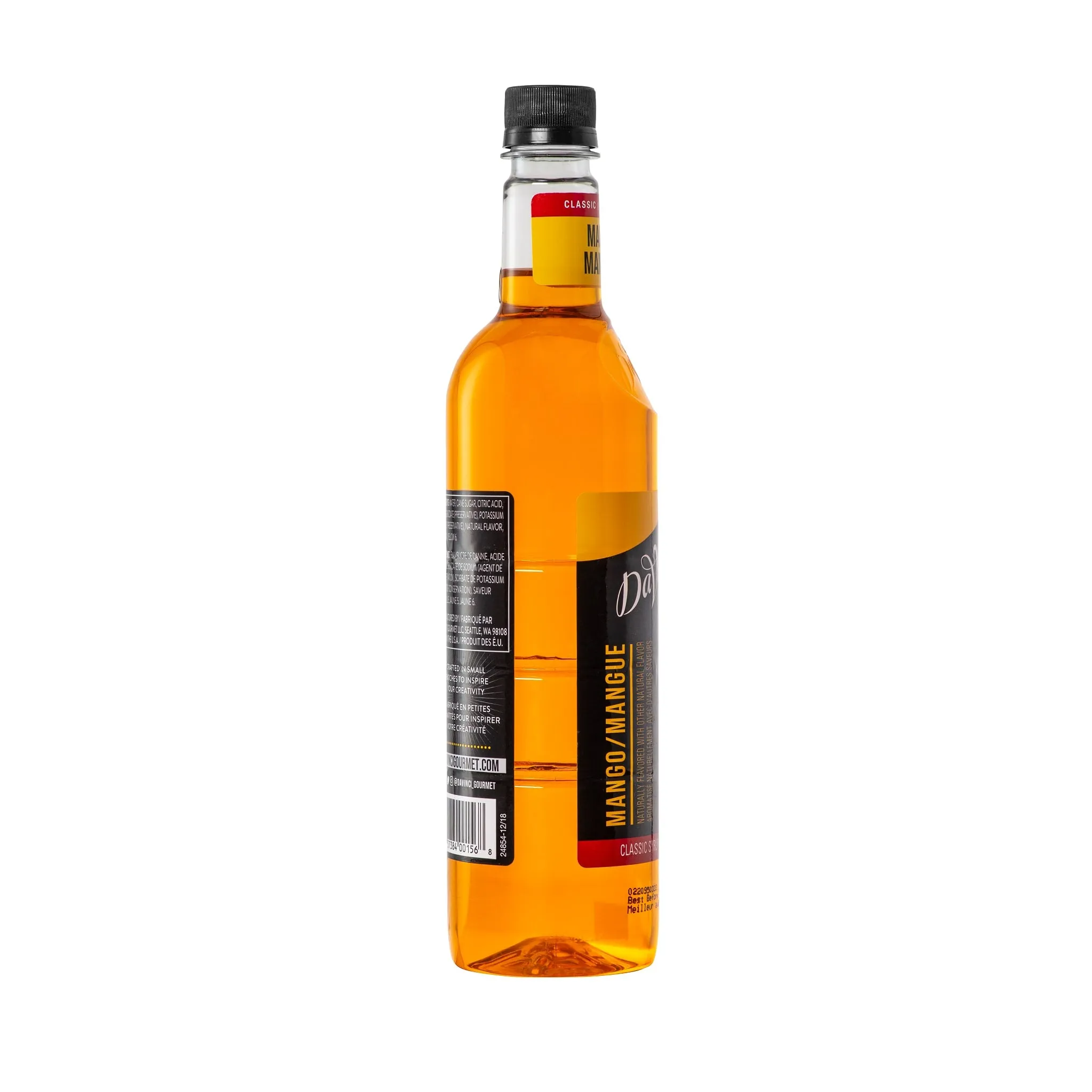 Classic Mango Syrup - 12 x 750 ml Plastic