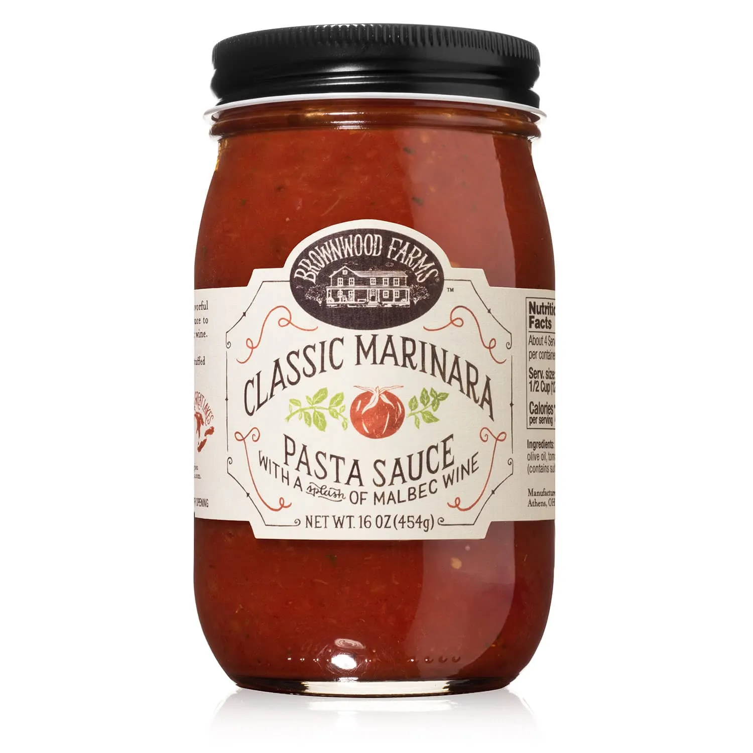 Classic Marinara Pasta Sauce by Brownwood Farms