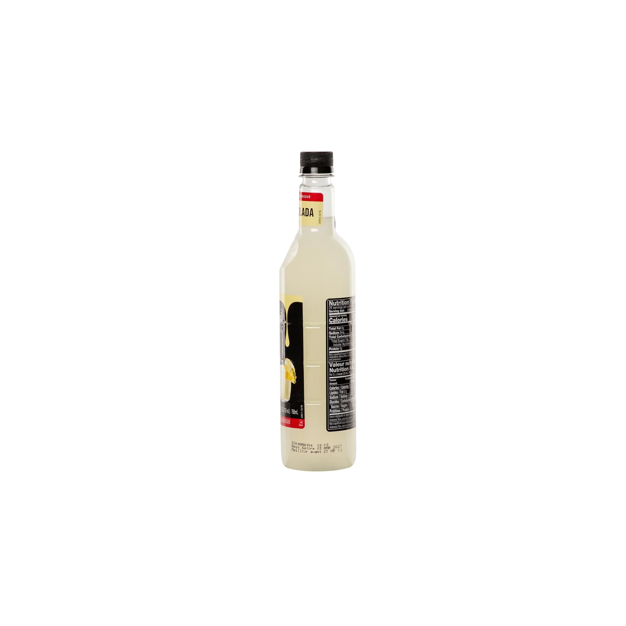 Classic Pina Colada Syrup, Set of 4, 750 ml Each, Plastic Bottles