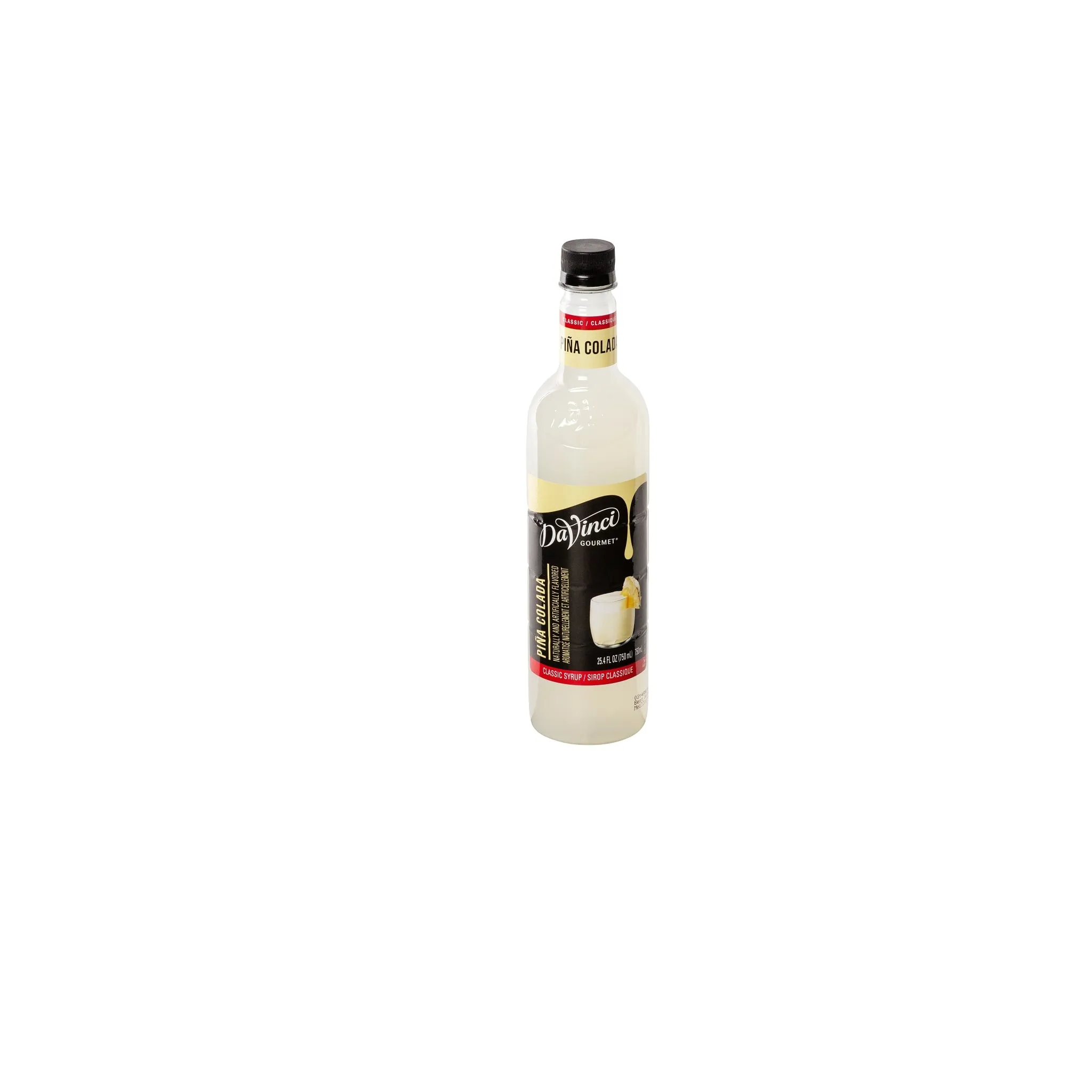 Classic Pina Colada Syrup, Set of 4, 750 ml Each, Plastic Bottles