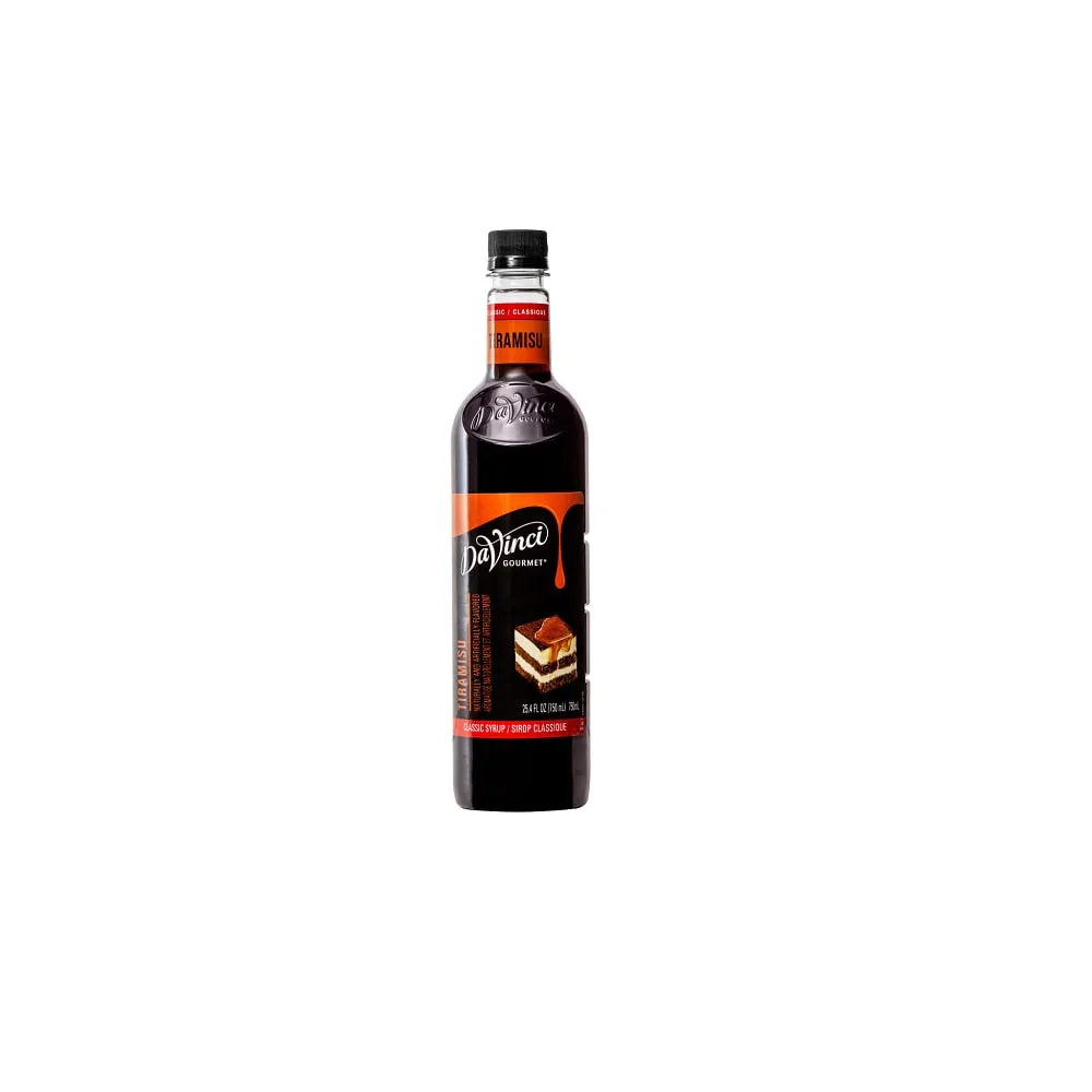 Classic Tiramisu Syrup - 4 x 750 ml Plastic