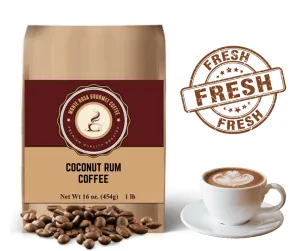 Coconut Rum Flavored Coffee