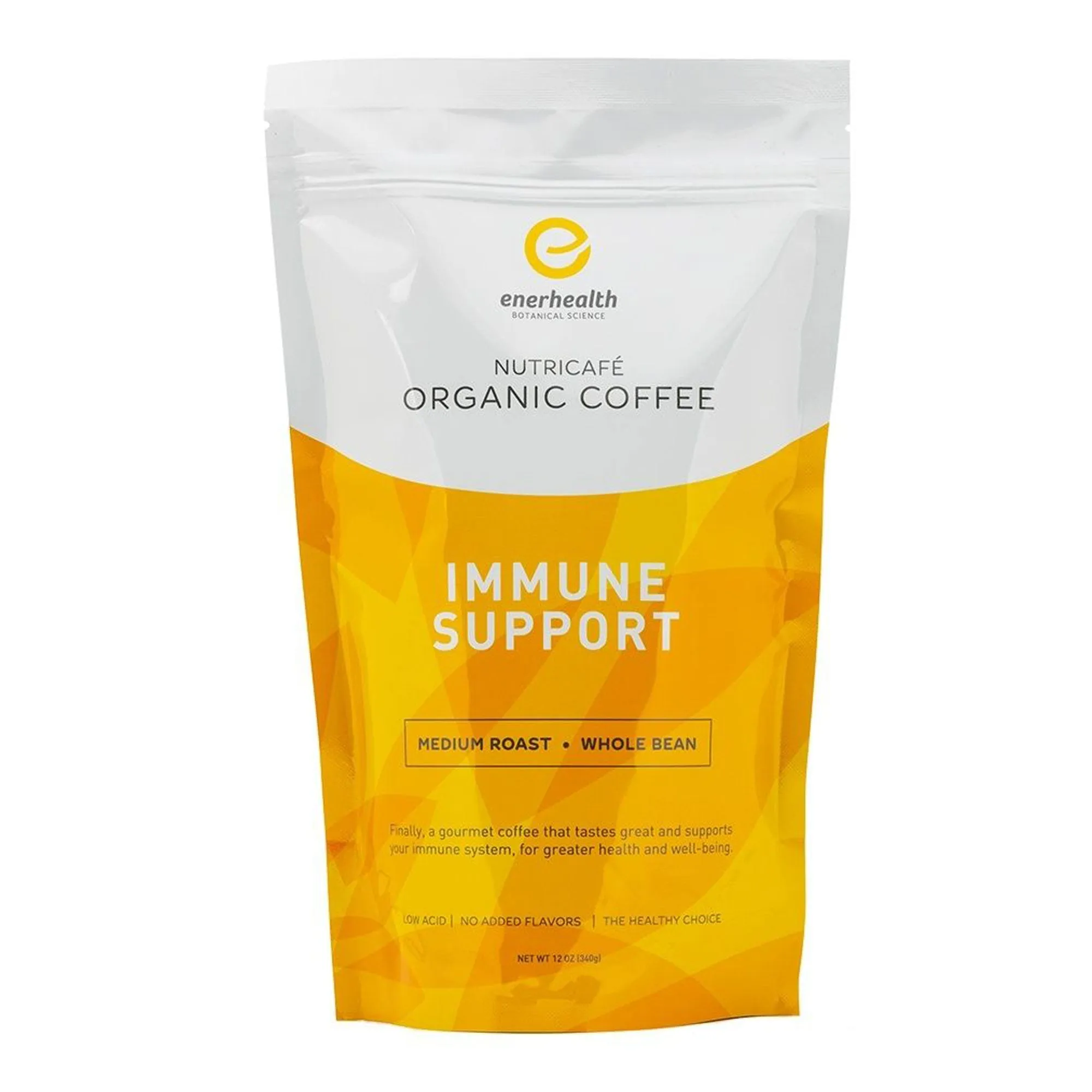 COFFEE WITH MUSHROOMS FOR PEOPLE Enerhealth NutriCafé Organic Immune Support Coffee for people only- 12 oz