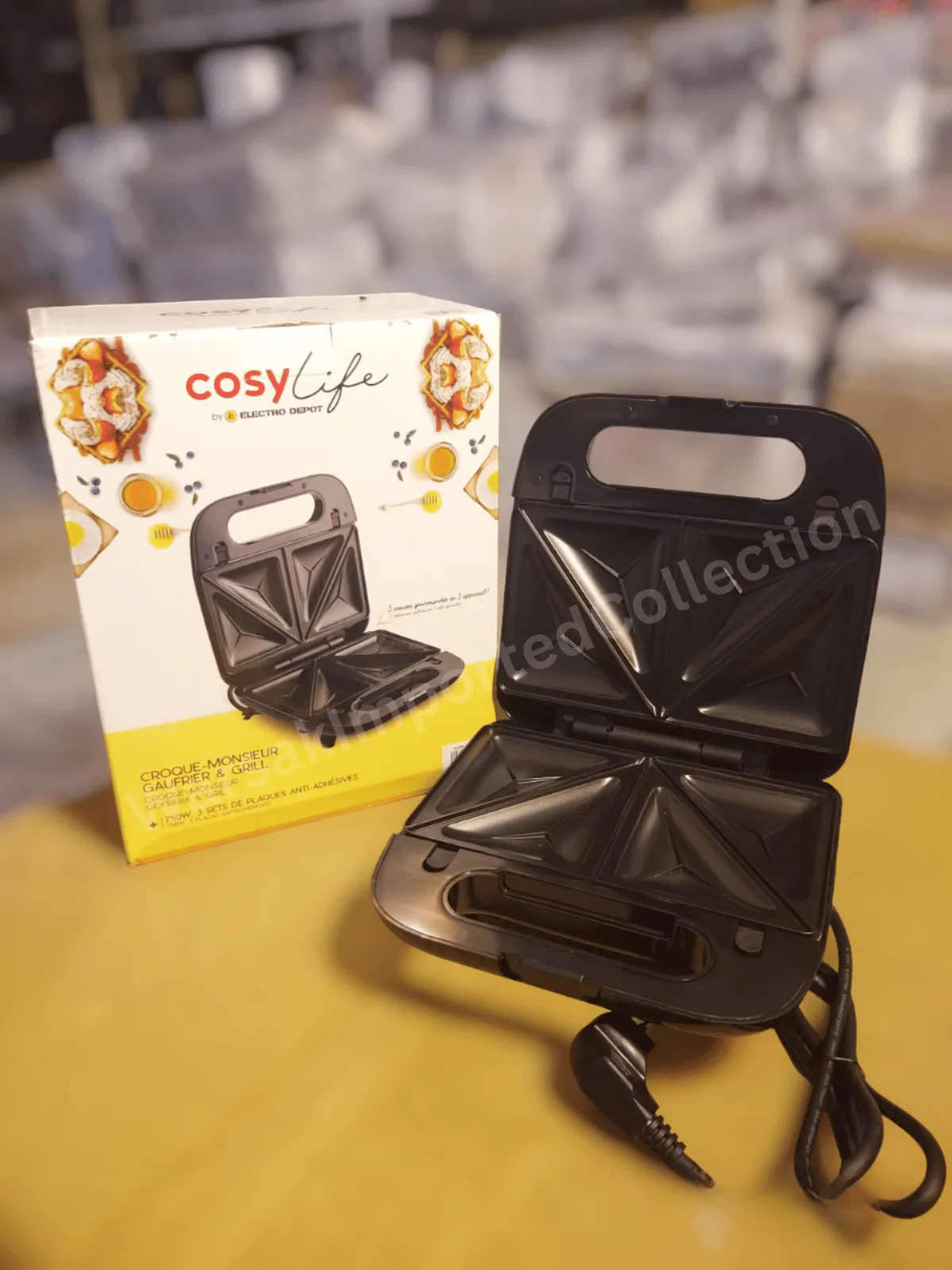 COSY Croque 3 in 1 Sandwich, Waffle & Grill Maker