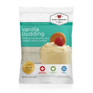 Dessert Dish - Vanilla Pudding, 4 Servings