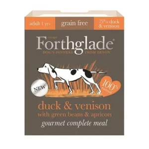 Forthglade Gourmet Duck & Venison Dog Food 7 x 395g