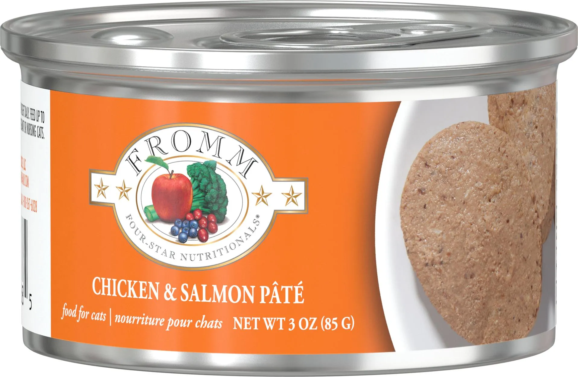 Fromm Four-Star Grain Free Chicken & Salmon Pate for Cats