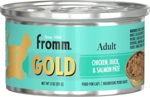 Fromm Gold Chicken, Duck & Salmon Pate Canned Cat Food