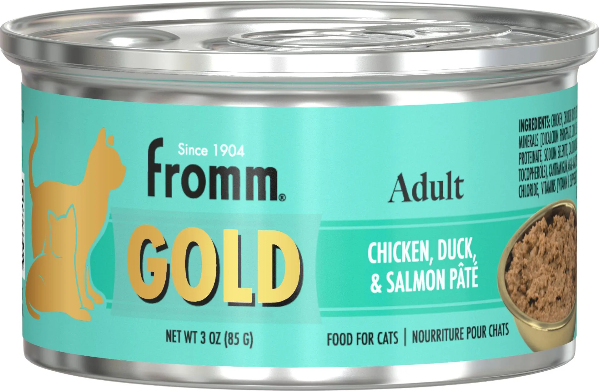 Fromm Gold Chicken, Duck & Salmon Pate Canned Cat Food