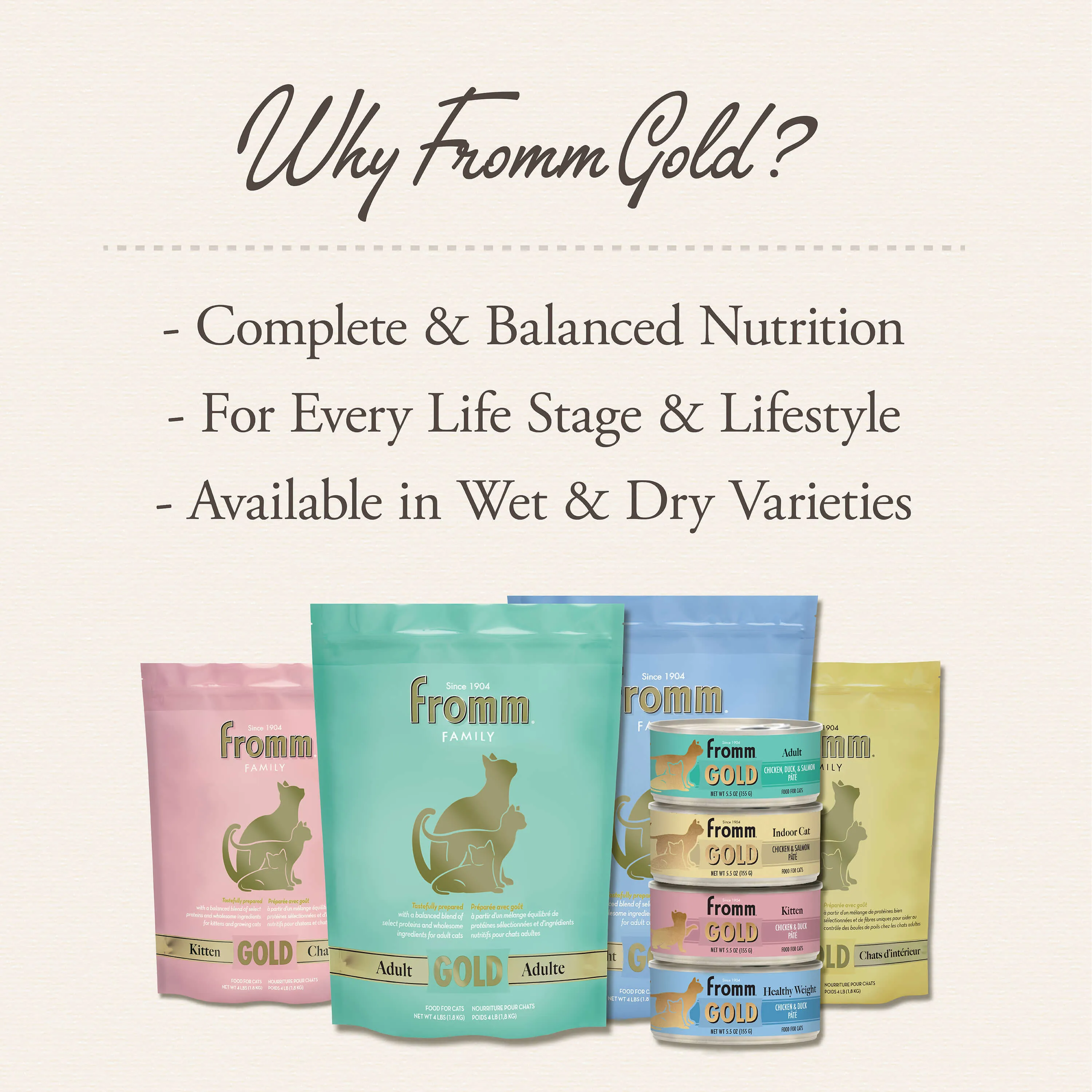 Fromm Gold Chicken, Duck & Salmon Pate Canned Cat Food