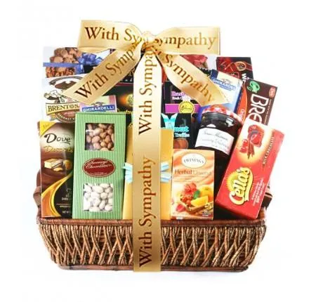 Grand Gourmet Deluxe Sympathy Gift Basket