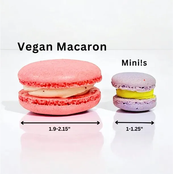 Grape Mini Macarons - Perfect for Decorating Cupcakes, Cakes, Ice Cream, and More!