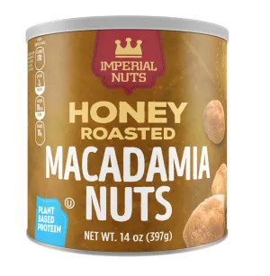 Imperial Nuts Honey Roasted Macadamia Nuts 14oz