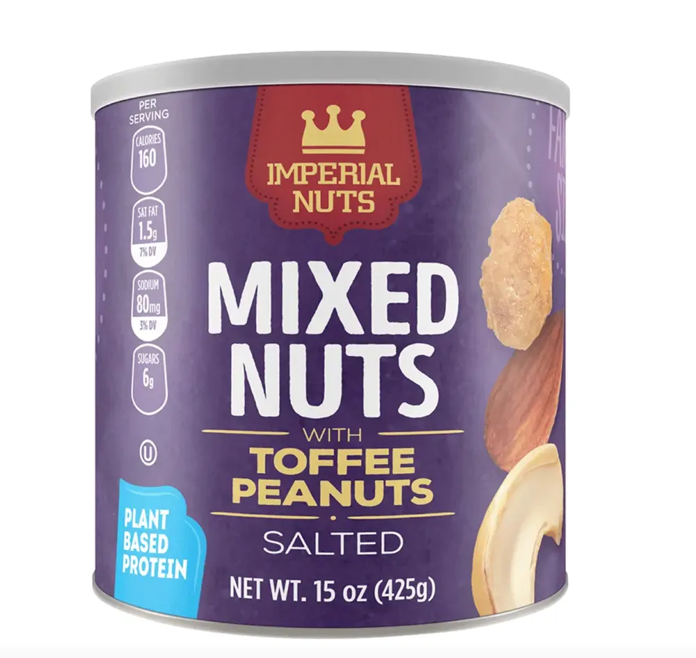 Imperial Nuts Mixed Nuts with Toffee Peanuts 15oz