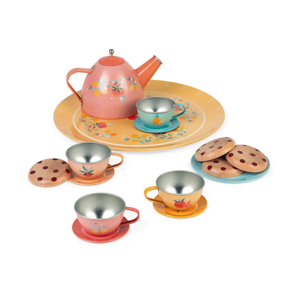 Janod Metal Tea Set Dinnerware