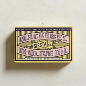 Mackerel in Organic Olive Oil - Siesta Co.