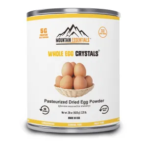 Mountain Essentials Dehydrated Whole Powdered Egg Crystals 2.25 Lb Can