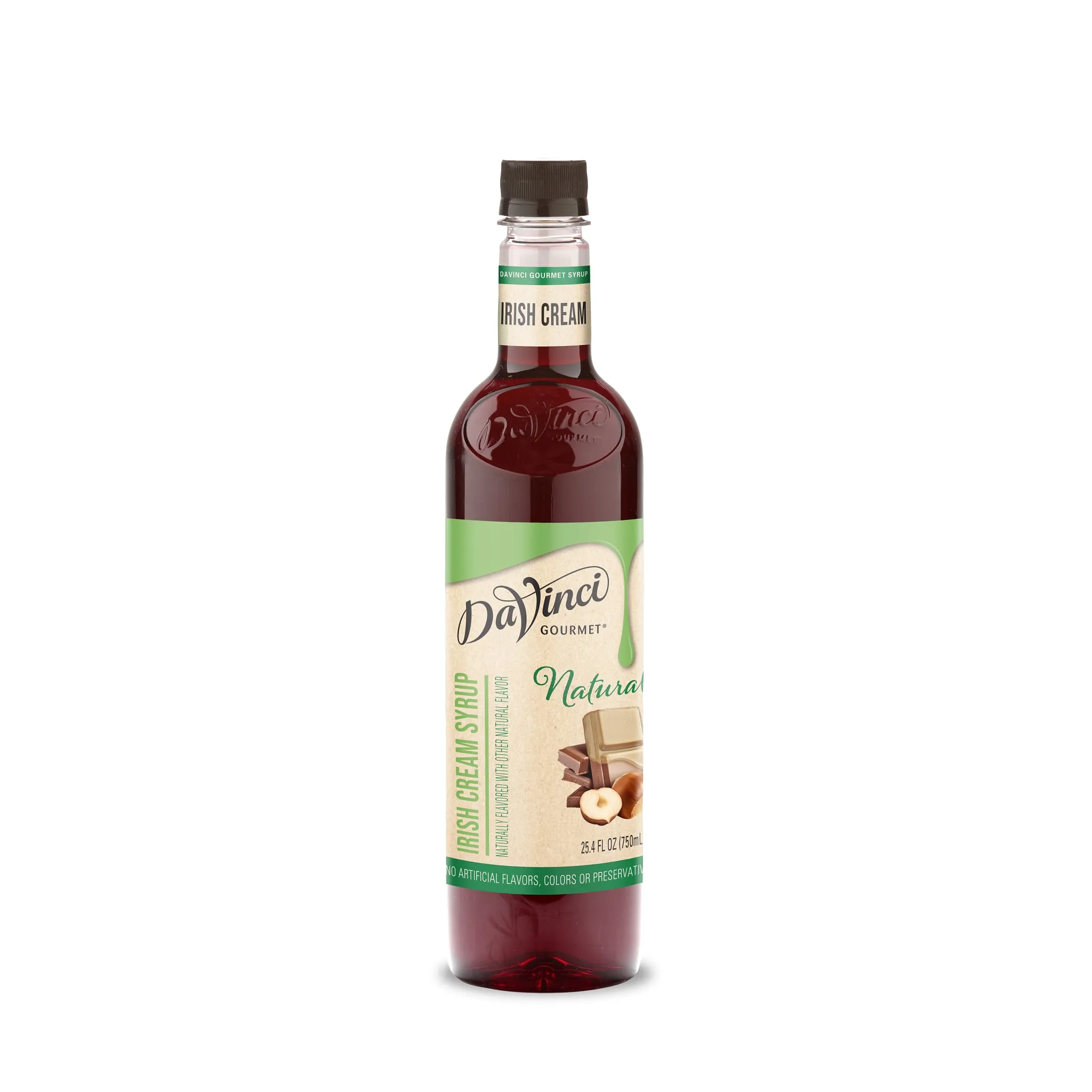 Naturals Irish Cream Syrup - 4 x 750 ml Plastic