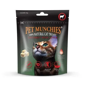 Pet Munchies 10g Gourmet Beef Liver Cat Treats