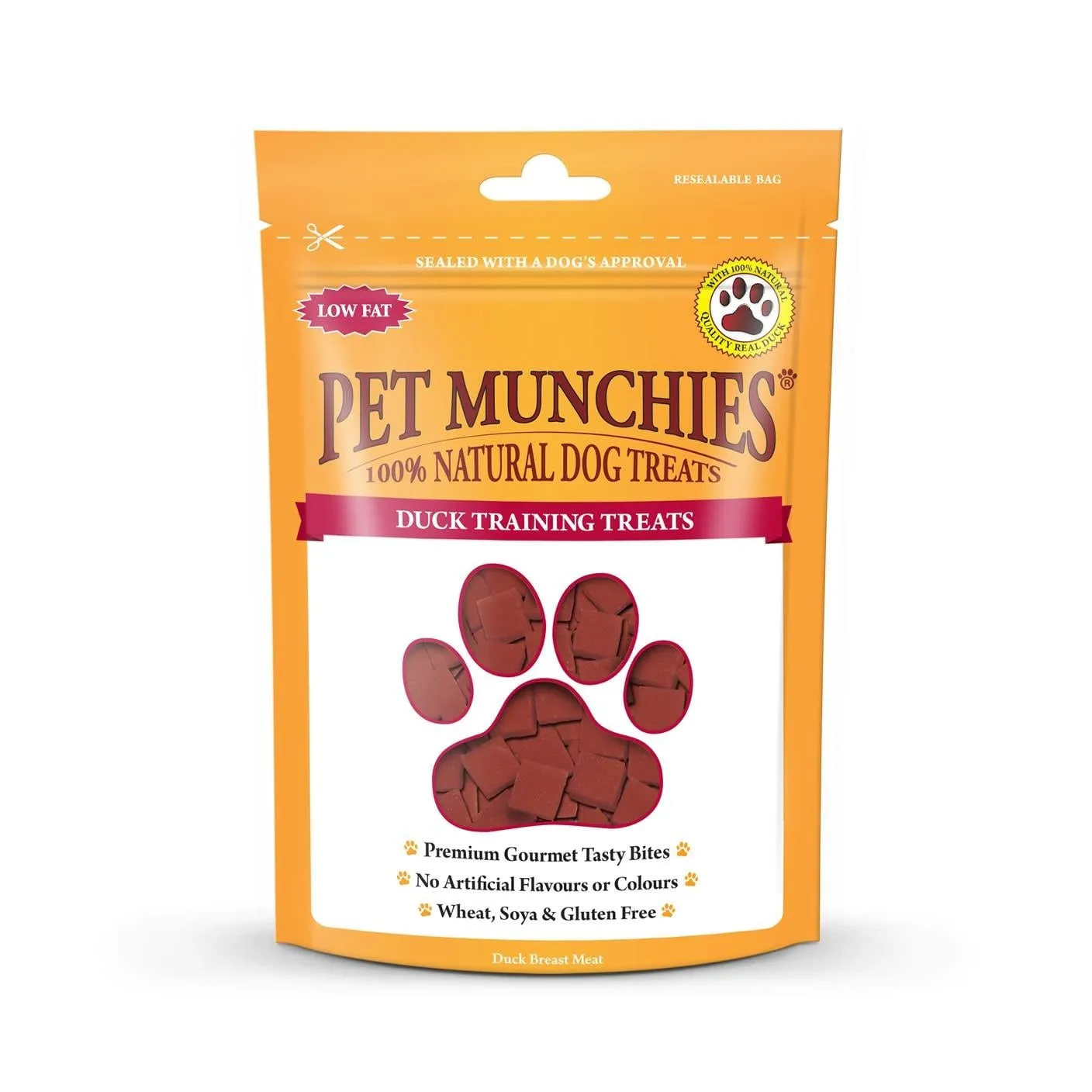 Pet Munchies Dog Training Treats Duck 50g - Case of 8