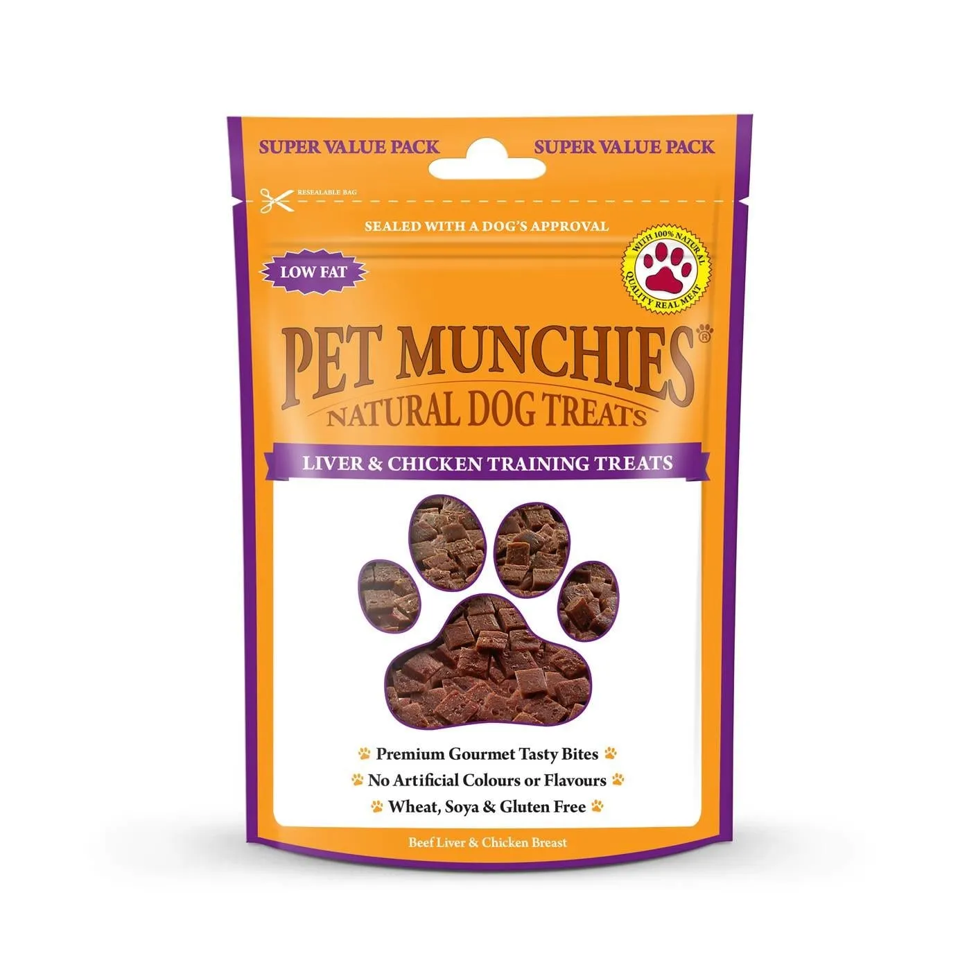 Pet Munchies Dog Training Treats Liver & Chicken - 150g Box of 8 BB Date: 29.08.2024