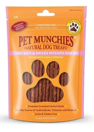 Pet Munchies Dog Treats Chicken & Sweet Potato Sticks