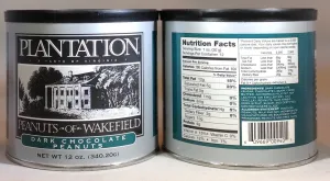 Plantation Peanuts of Wakefield -  Single 10oz. tins