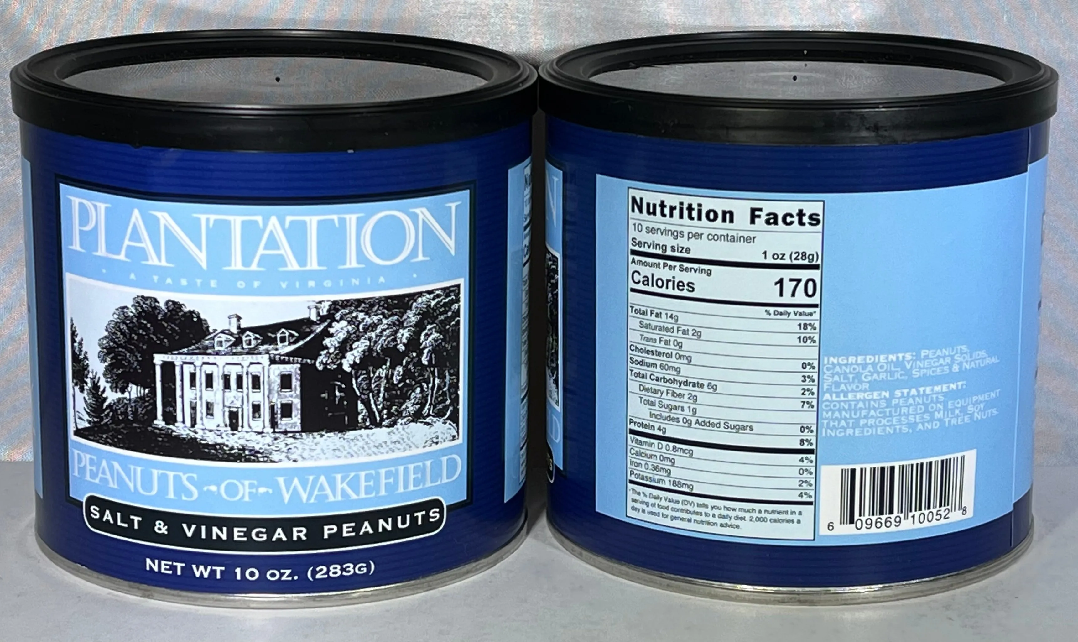 Plantation Peanuts of Wakefield -  Single 10oz. tins