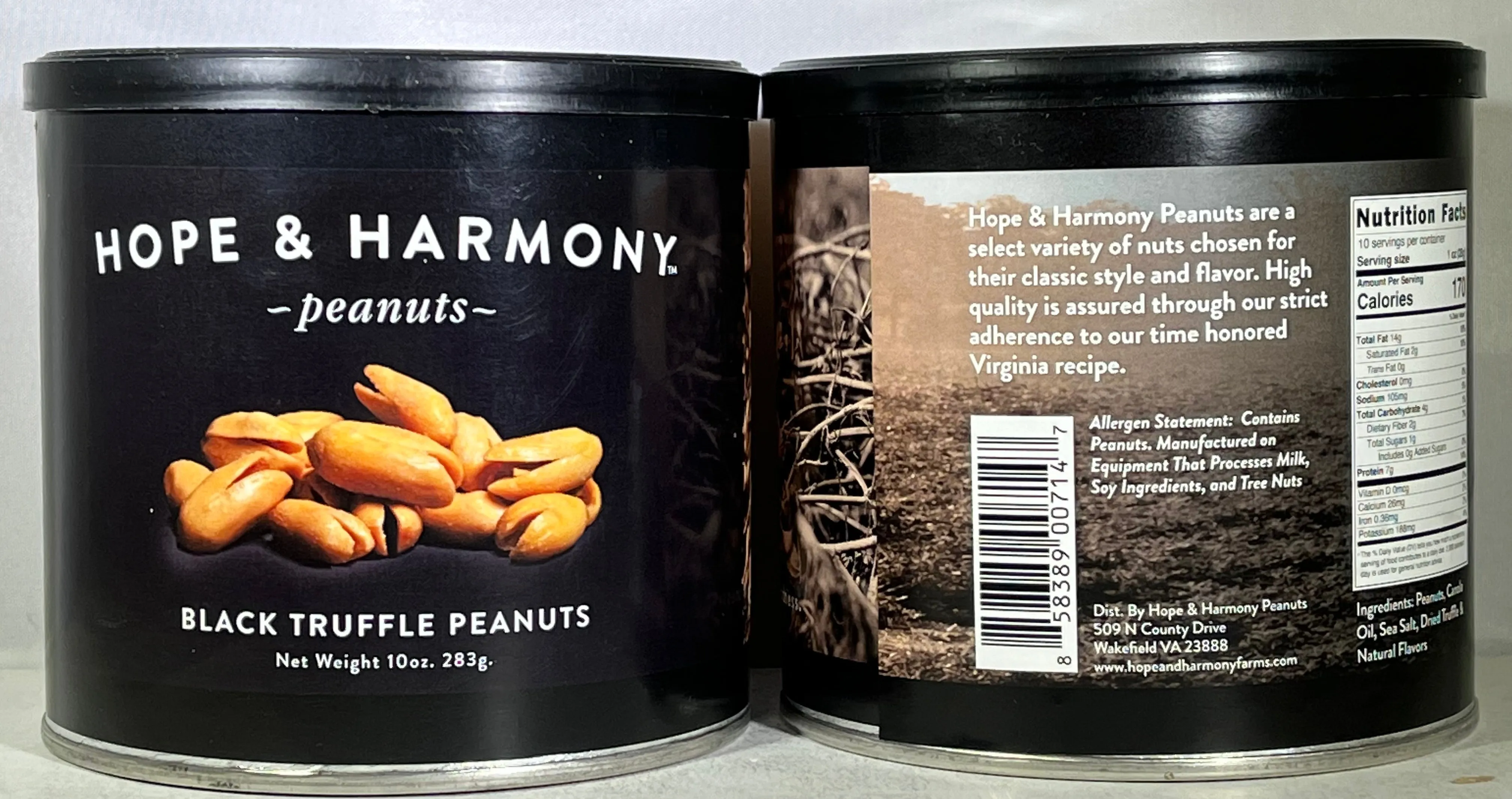 Plantation Peanuts of Wakefield -  Single 10oz. tins