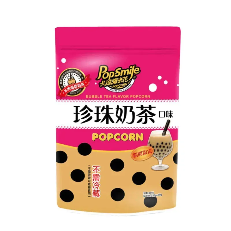 Pop Smile Popcorn – Bubble Tea Flavour