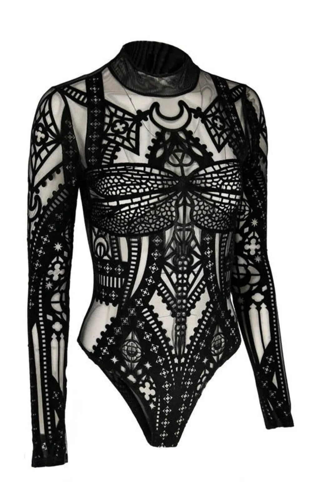 Restyle - Cathedral Dragonfly Mesh & Velvet Body