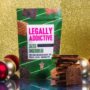 Salted Gingerbread Cracker Cookies by Legally Addictive