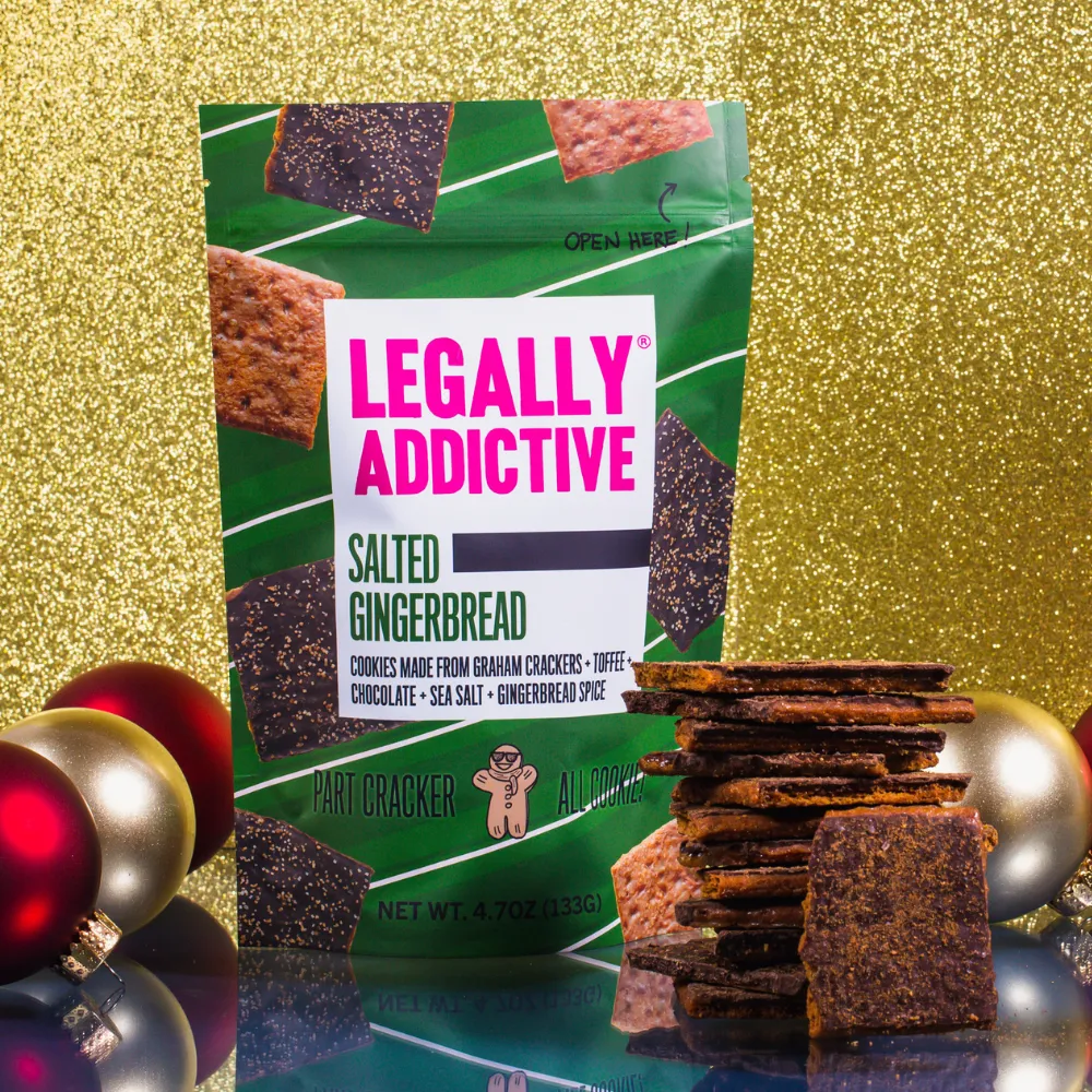 Salted Gingerbread Cracker Cookies by Legally Addictive