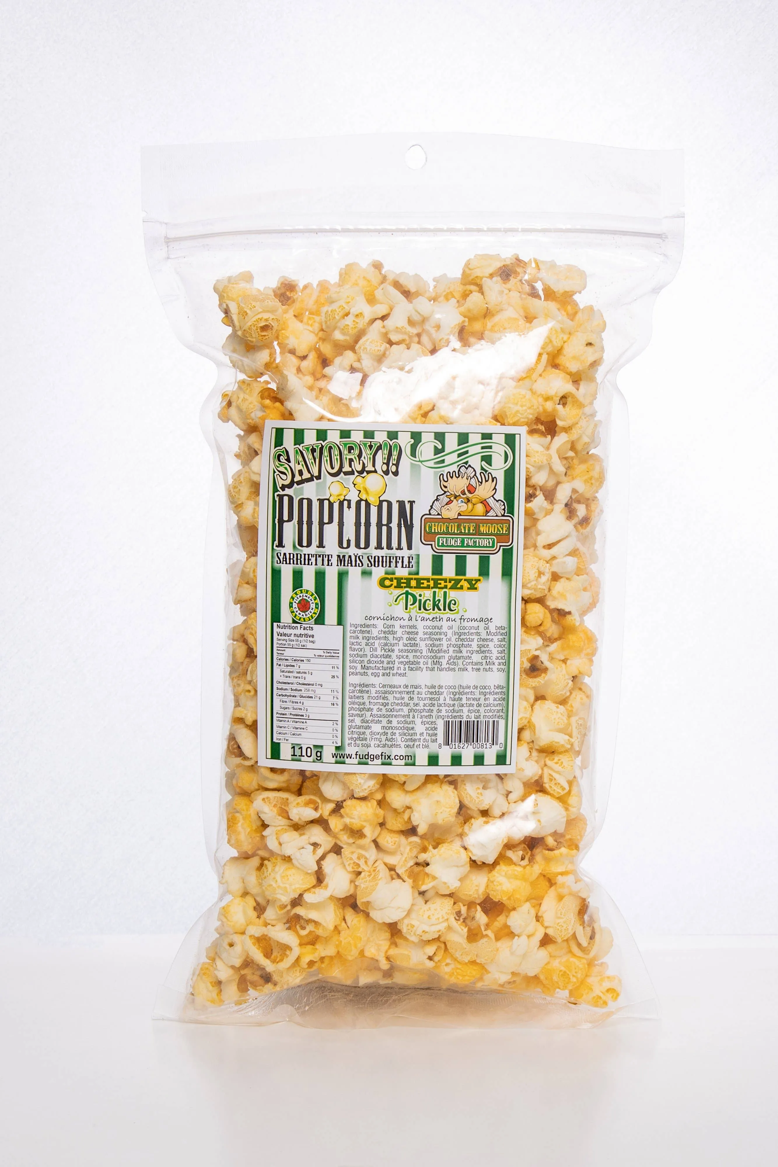 Savory Popcorn - Cheezy Pickle 90g Case of 6