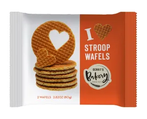 Stroopwafels Duo 2 Waffles 80gr (Double Caramel waffle)