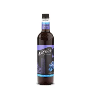 Sugar-Free Blueberry Syrup - 4 x 750 ml Plastic