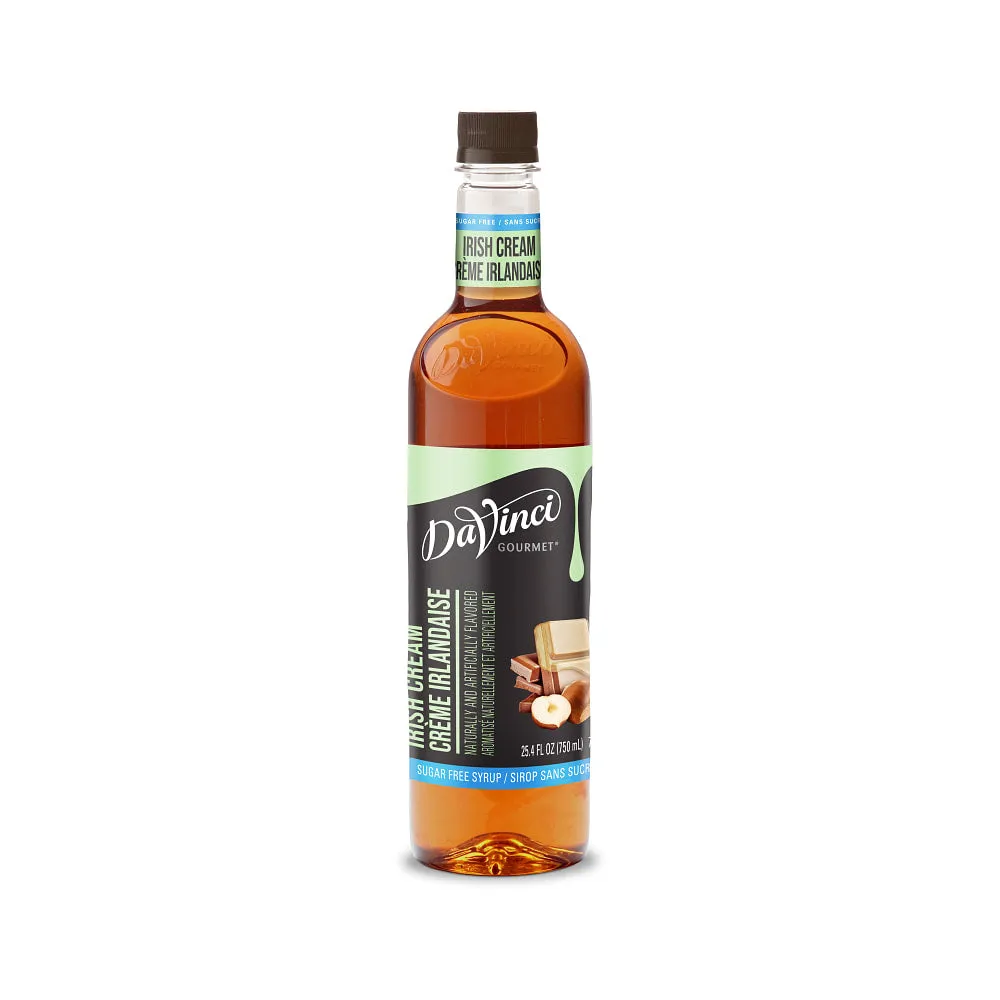 Sugar-Free Irish Cream Syrup - 4 x 750 ml Plastic